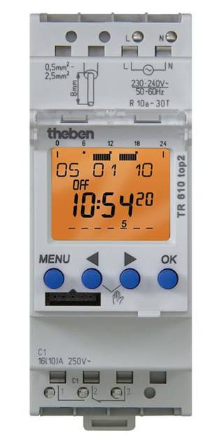 تایمر 24 ساعته دیجیتالی theben
